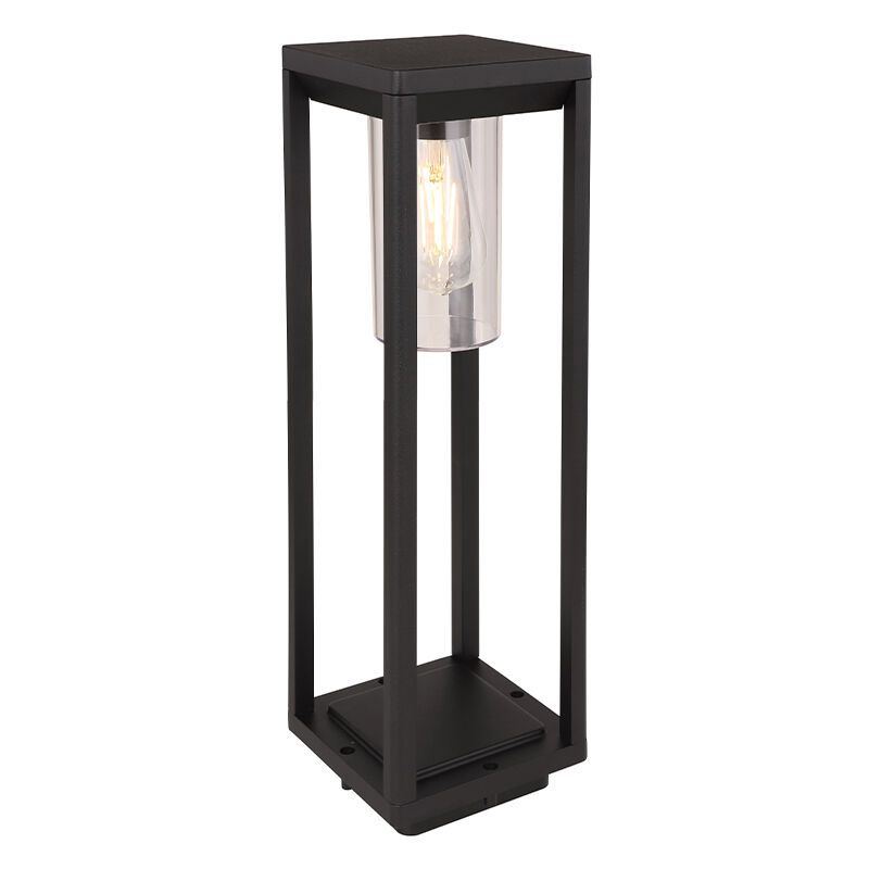 Lampă exterior neagră din plastic, Vildan, IP44