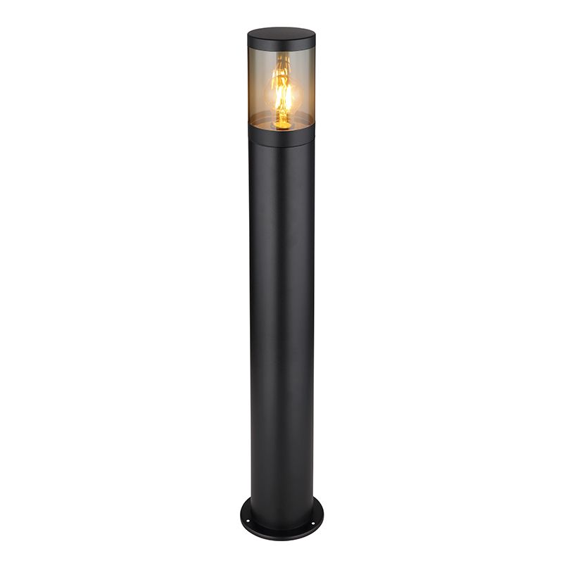 Lampă exterior neagră din oțel inoxidabil, Lambert, IP44