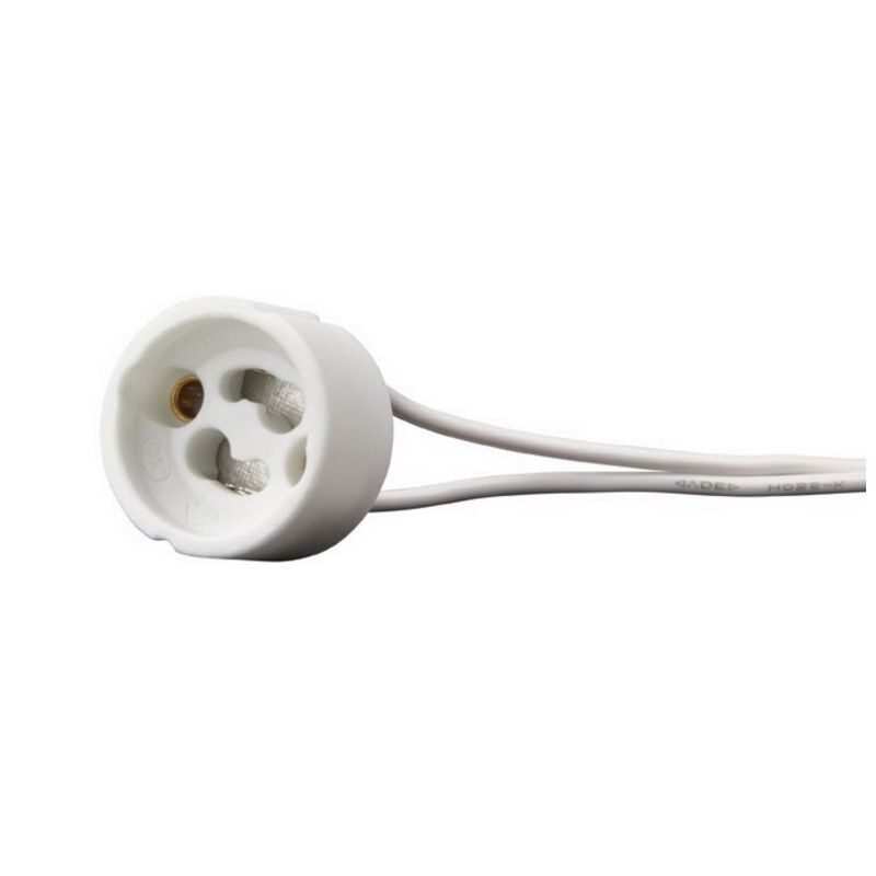 Dulie GU10 albă, ceramică