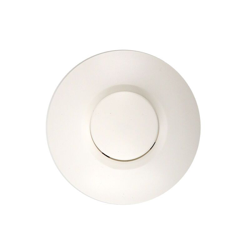 Artă cu variator de intensitate a floorului, poliester, alb, buton rotativ