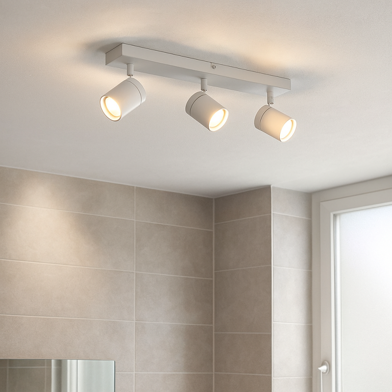 Spot LED de tavan alb modern, Ciara, IP44