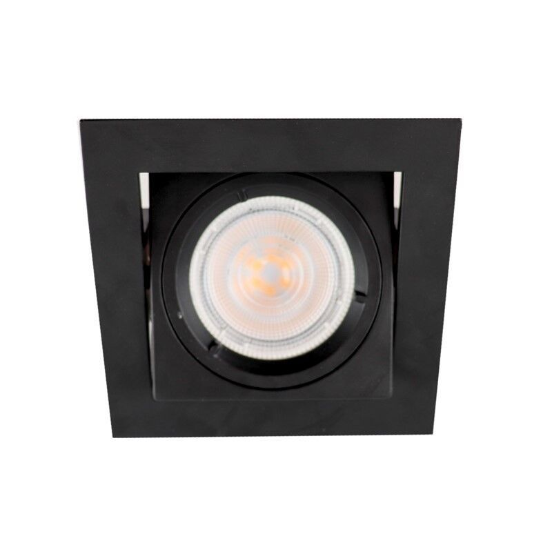 Spot încastrat negru din metal, Filo