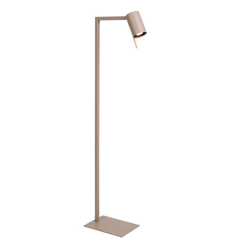 Lampă de birou modernă taupe, Lesley, con întrerupător