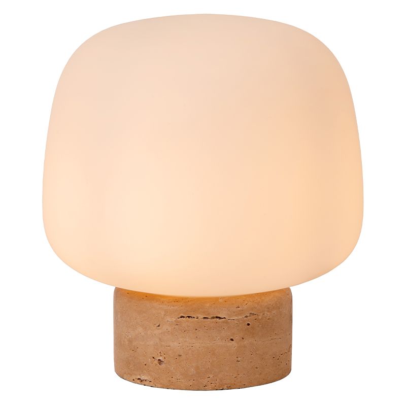 Lampă de masă modernă albă, Anston, con întrerupător