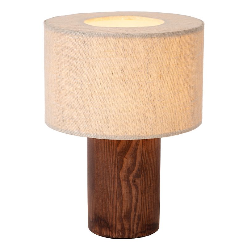 Lampă de masă rustică maro, Tachina, con întrerupător Lampă de masă rustică maro, Tachina, con întrerupător