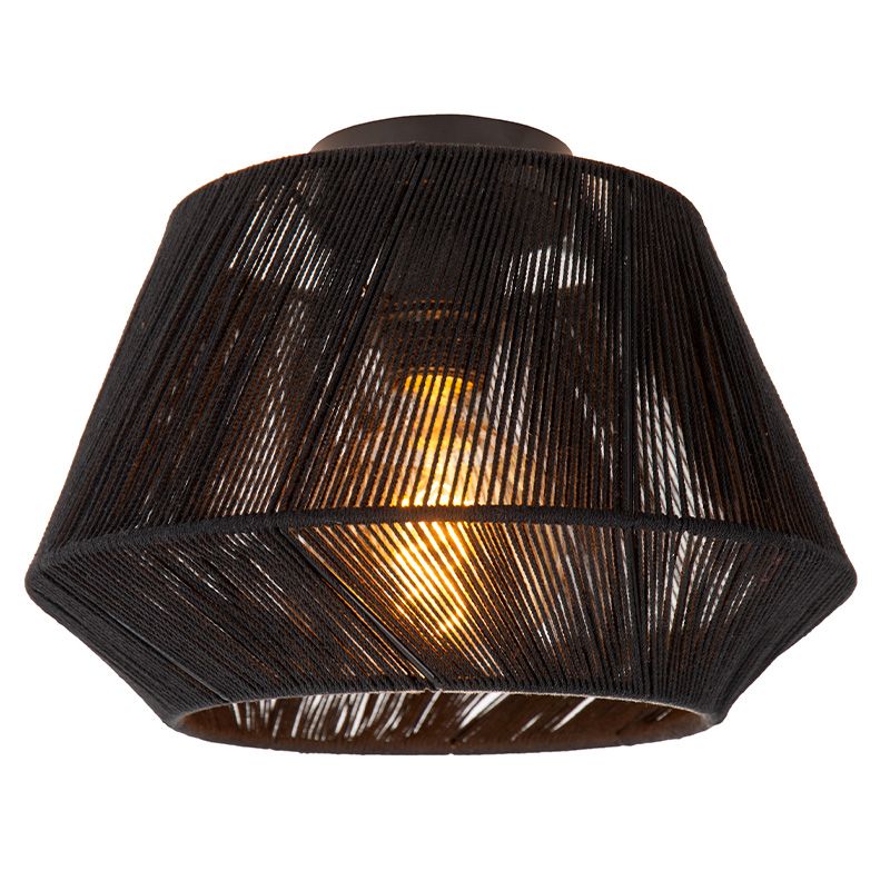 Lampă de tavan modernă neagră, Jessica