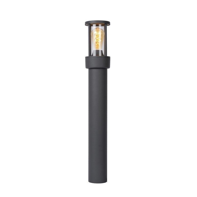 Stâlp iluminat cu senzor crepuscular modern antracit, Lori, IP44