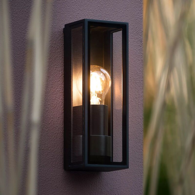 Lampă exterior modernă neagră, Dukan, IP65