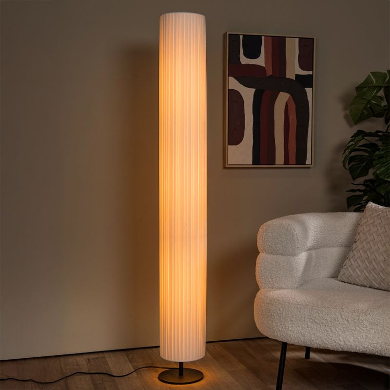 Lampadar modern alb, Fold, con întrerupător