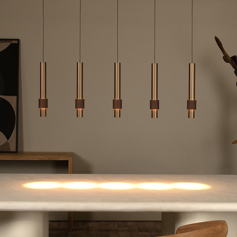 Lustră modernă maro, Margary, 4,2W, LED 2700K