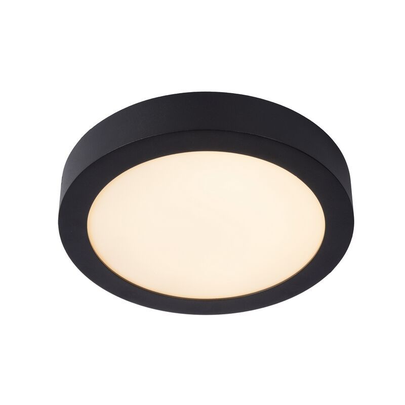 Lampă de tavan modernă neagră, Brice, 15W, LED 3000K, IP44 Lampă de tavan modernă neagră, Brice, 15W, LED 3000K, IP44