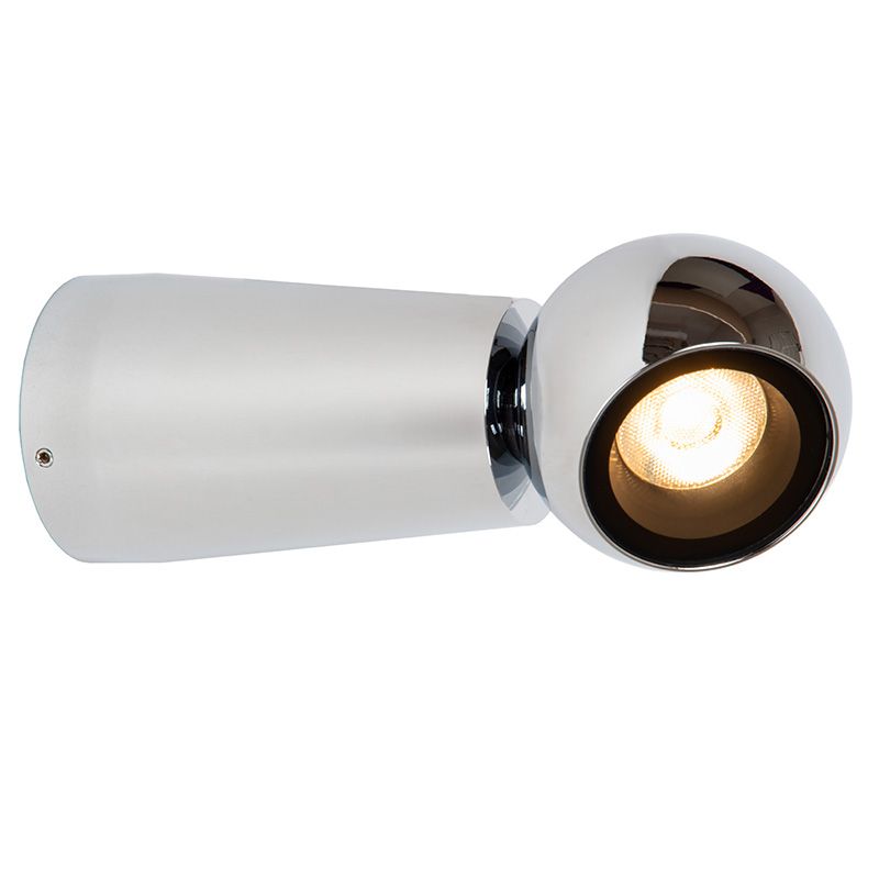 Lampă exterior modernă crom, Ipsos, 5W, LED 2700K, IP54