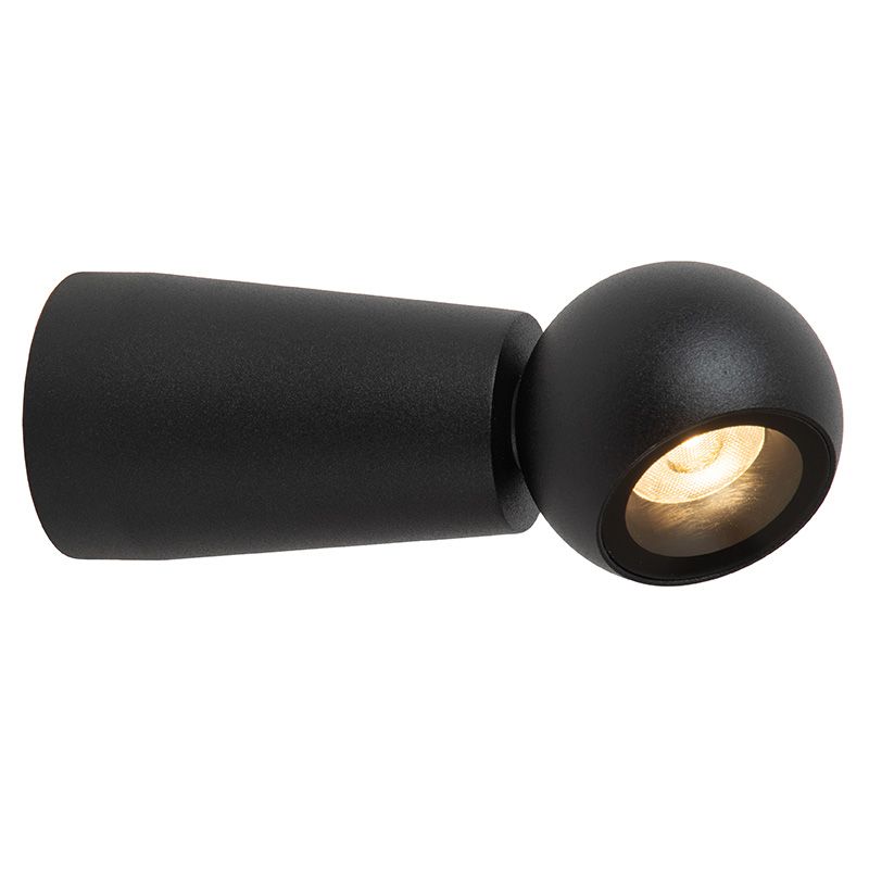 Lampă exterior modernă neagră, Ipsos, 5W, LED 2700K, IP54