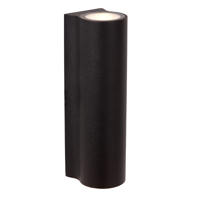 Aplică de perete up down modernă neagră, Akra, 6W, LED 3000K, IP54