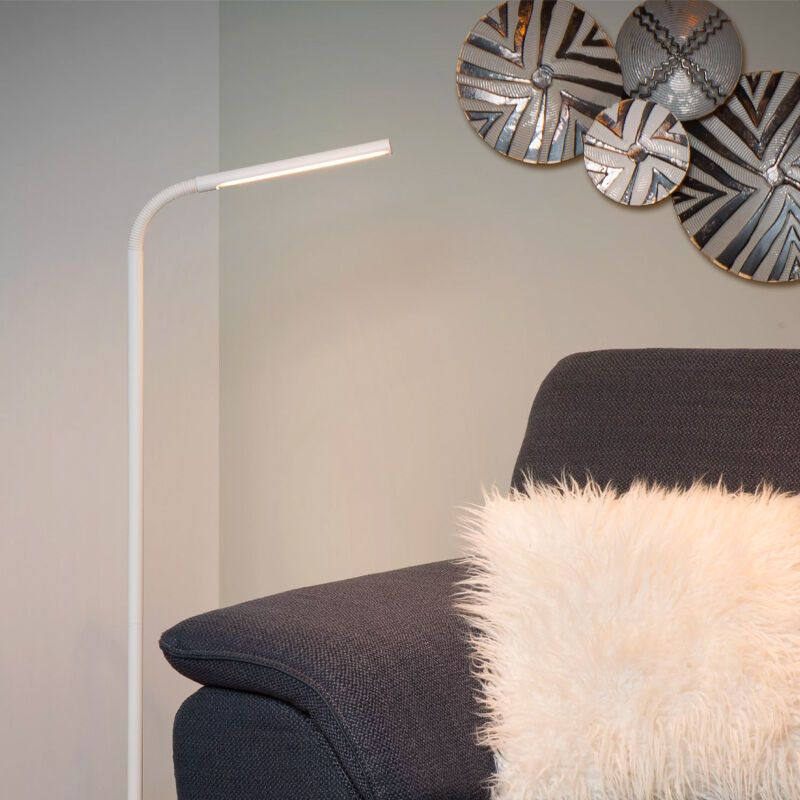 Lampă de citit modernă albă, Gilly, 5W, LED 2700K, con întrerupător