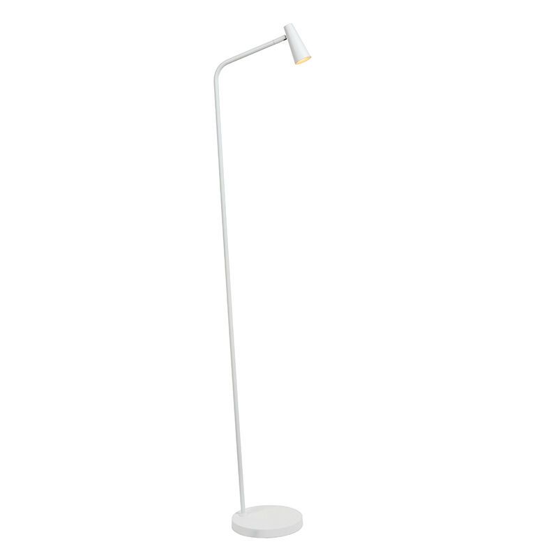 Lampadar reîncărcabil modern alb, Stirling, 3W, LED 2700K, cu întrerupător tactil