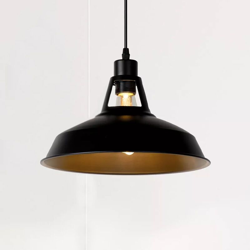 Lustră industrială neagră, Brassy