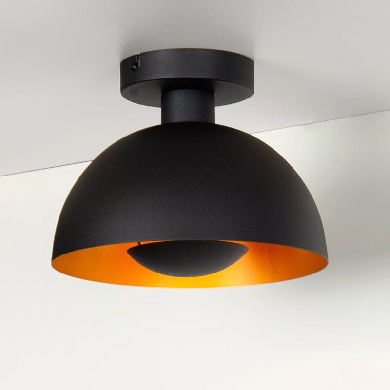 Lampă de tavan modernă neagră, Siemon