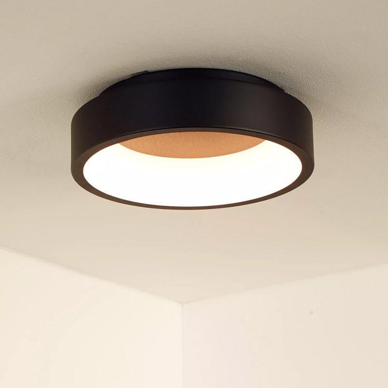 Lampă de tavan modernă neagră, Talowe, 20W, LED 3000K