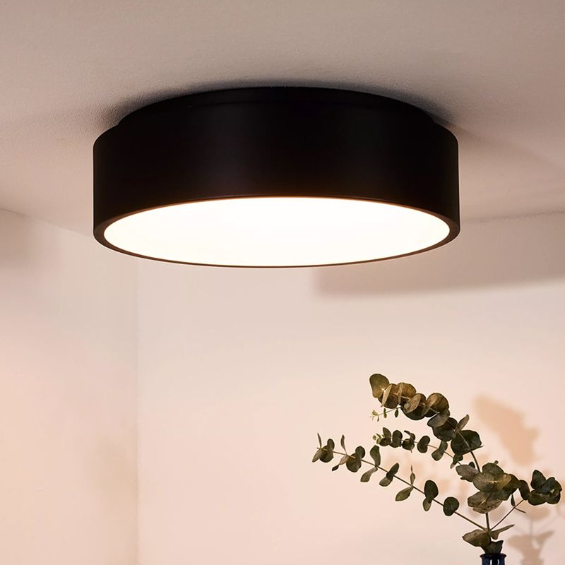 Lampă de tavan modernă neagră, Talowe, 30W, LED 3000K