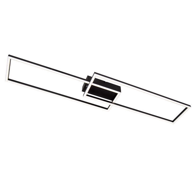 Lampă de tavan modernă neagră, Arianne, 23W, LED white switch