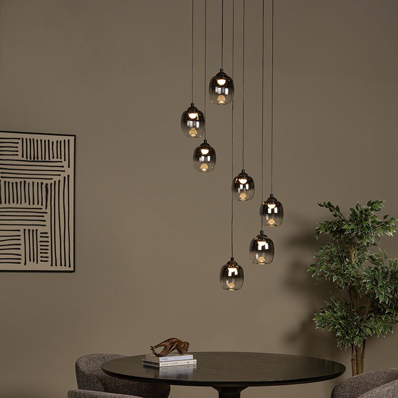 Lustră modernă gri, Tamino, 7W, LED 3000K Lustră modernă gri, Tamino, 7W, LED 3000K