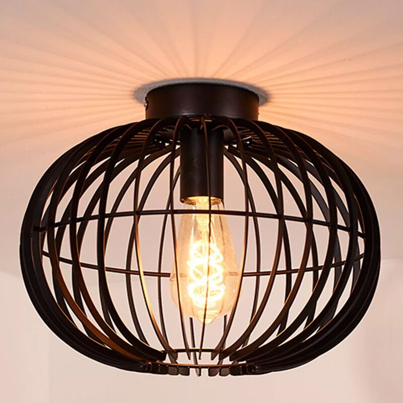 Lampă de tavan modernă neagră, Reda