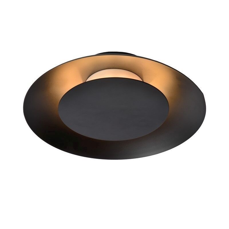 Lampă de tavan modernă neagră, Foskal, 6W, LED 2700K Lampă de tavan modernă neagră, Foskal, 6W, LED 2700K