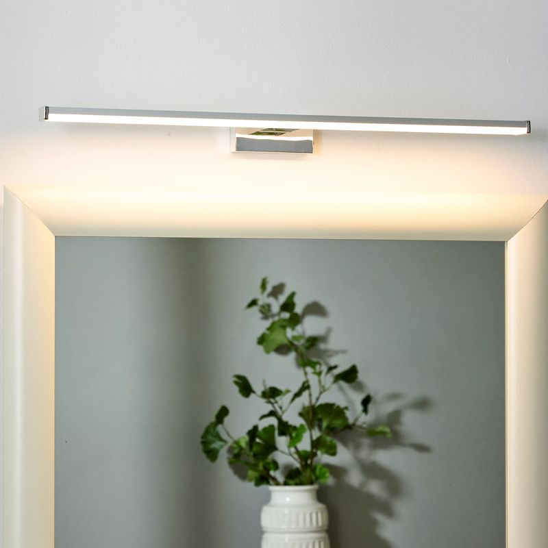Lampă cu senzor modernă crom, Onno, 12W, LED 3000K, IP44