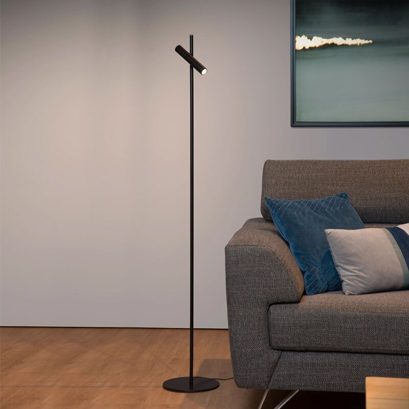 Lampă de citit modernă neagră, Philon, 4,5W, LED 3000K, cu întrerupător tactil