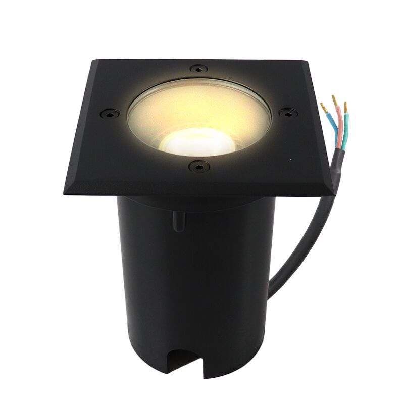 Spot pavaj negru modern, Clenton, IP65