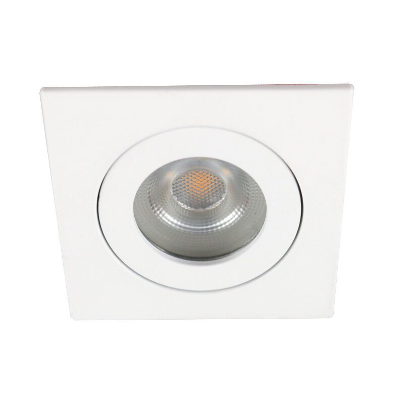 Spot încastrat baie din aluminiu alb, Dorx, IP44