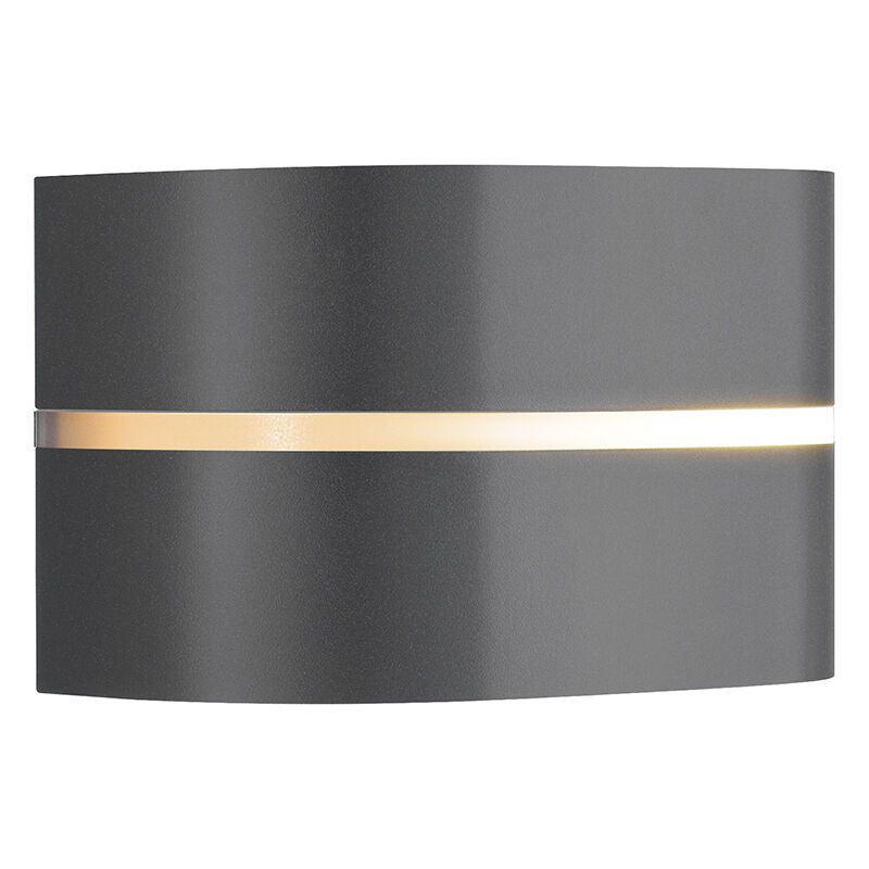 Lampă exterior antracit din aluminiu, Sibelis, IP44