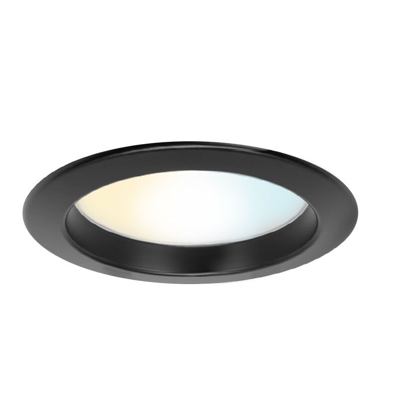 Downlight negru din aluminiu, Otmar, 15W, LED white switch, IP22 Downlight negru din aluminiu, Otmar, 15W, LED white switch, IP22