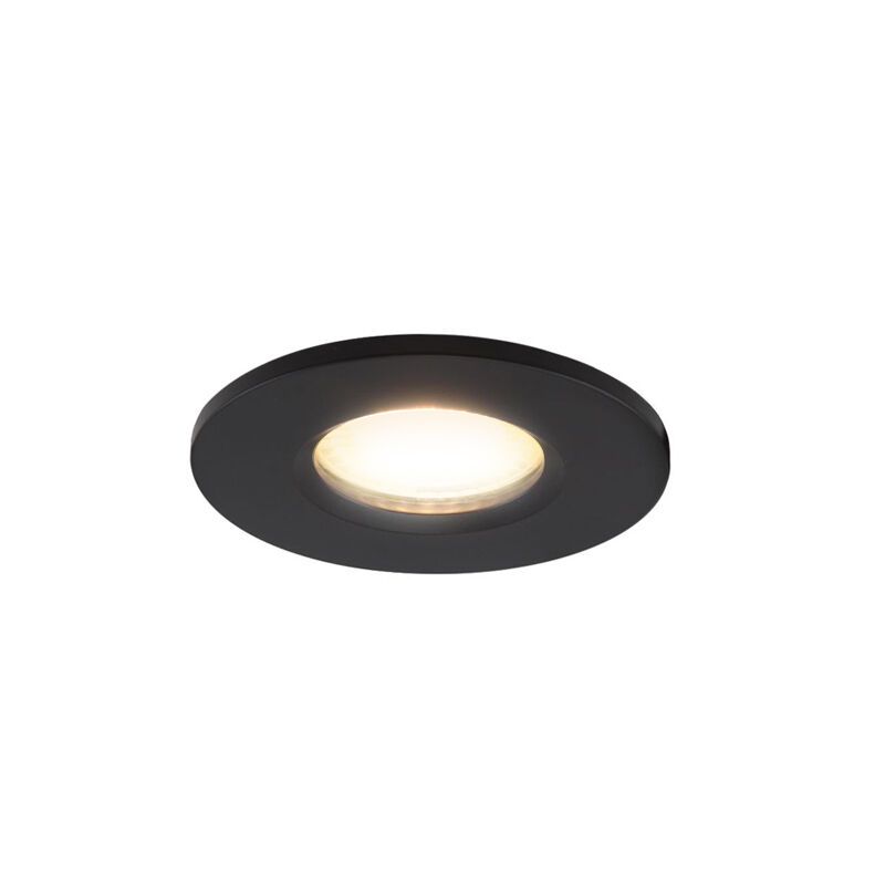 Mini spot negru din aluminiu, Philomena, 3,4W, LED 3000K, IP44 Mini spot negru din aluminiu, Philomena, 3,4W, LED 3000K, IP44