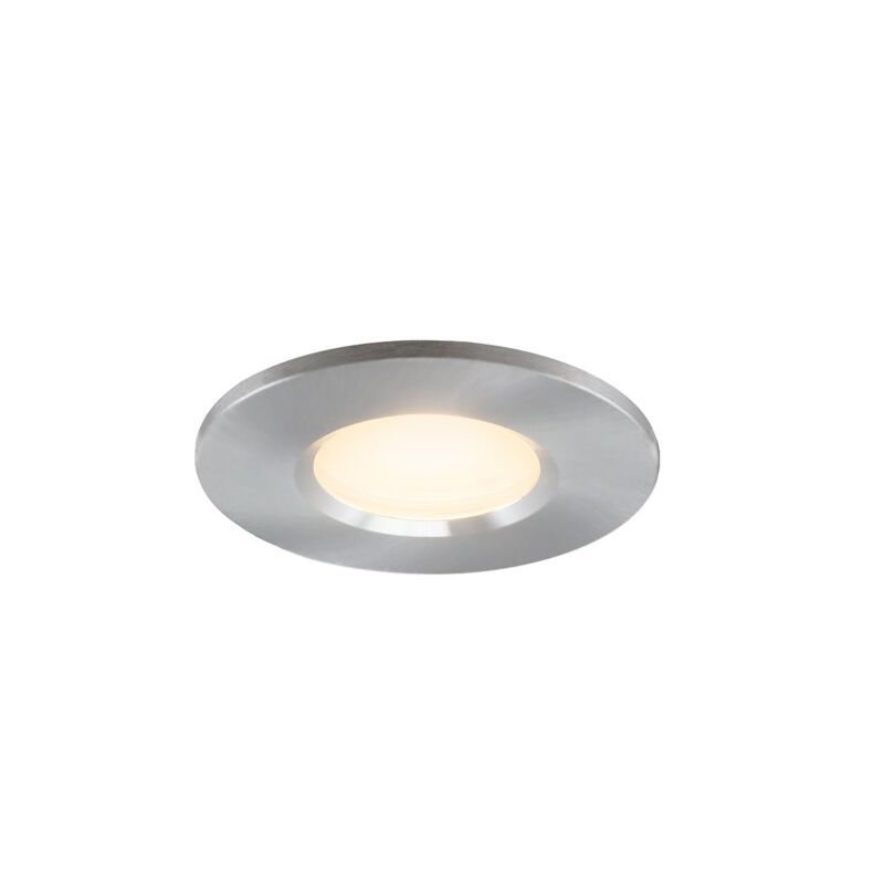 Mini spot argintiu din aluminiu, Philomena, 3,4W, LED 3000K, IP44