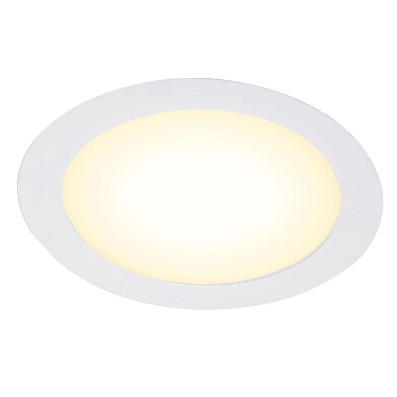 Downlight alb din aluminiu, Umbriel, 6W, LED 3000K, IP44
