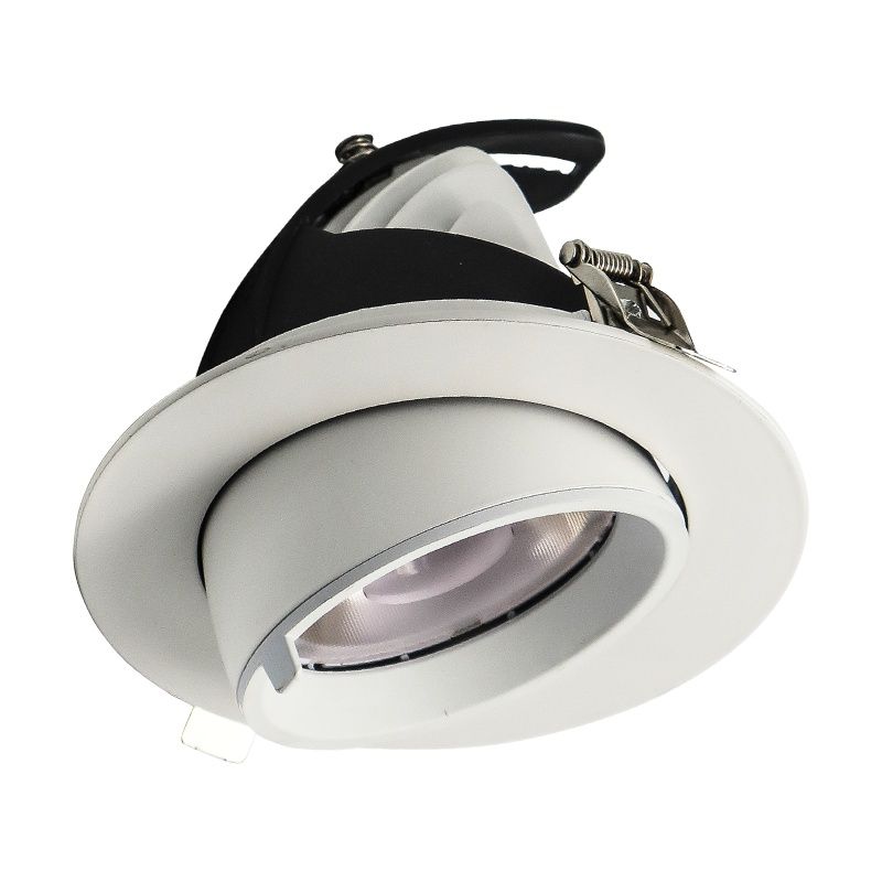 Downlight alb din aluminiu, Anjuli, 33W, LED white switch