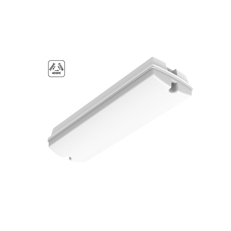 Lampă pentru galerii albă din plastic, Pedram, 4W, LED reglabil de la alb cald la alb rece, IP66 Lampă pentru galerii albă din plastic, Pedram, 4W, LED reglabil de la alb cald la alb rece, IP66