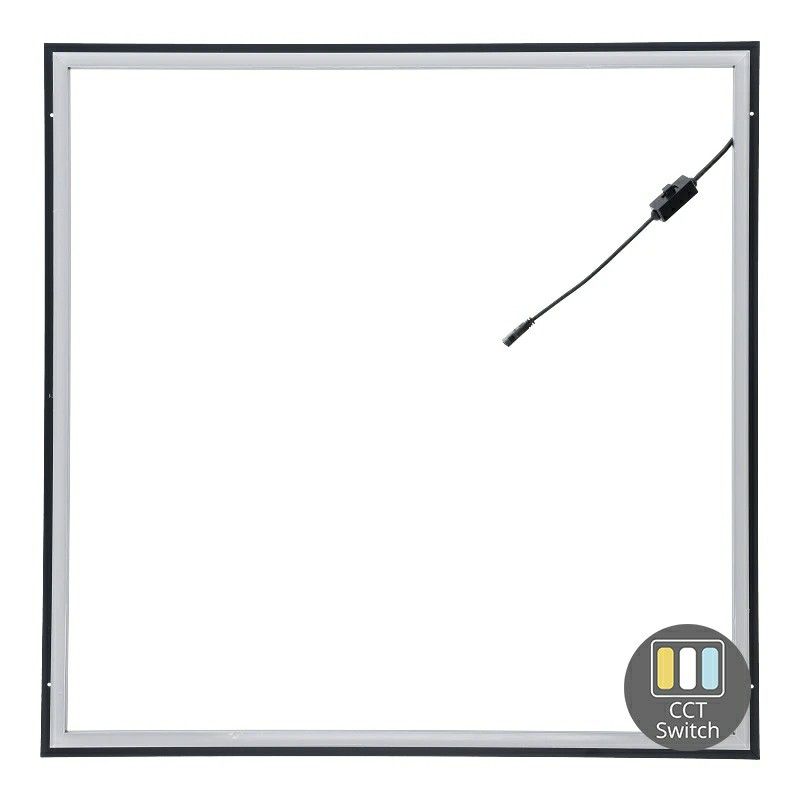 Panou LED cu ramă 60x60 - 37W - întrerupător alb - UGR<21 - iluminare pe margine Panou LED cu ramă 60x60 - 37W - întrerupător alb - UGR<21 - iluminare pe margine