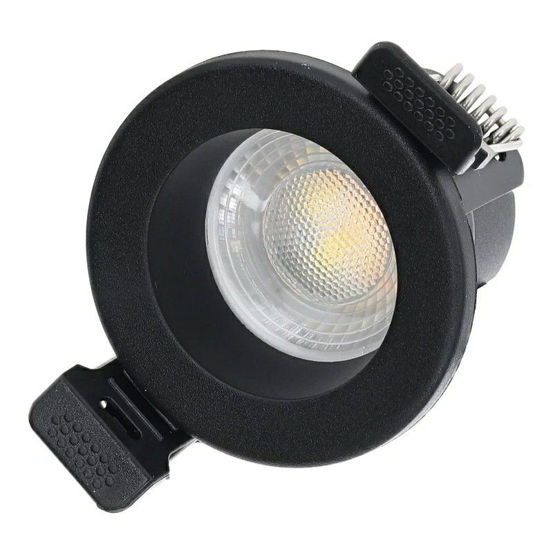 Spot de iluminat negru din aluminiu, Magus, 4W, LED alb cu întrerupător, IP65 Spot de iluminat negru din aluminiu, Magus, 4W, LED alb cu întrerupător, IP65