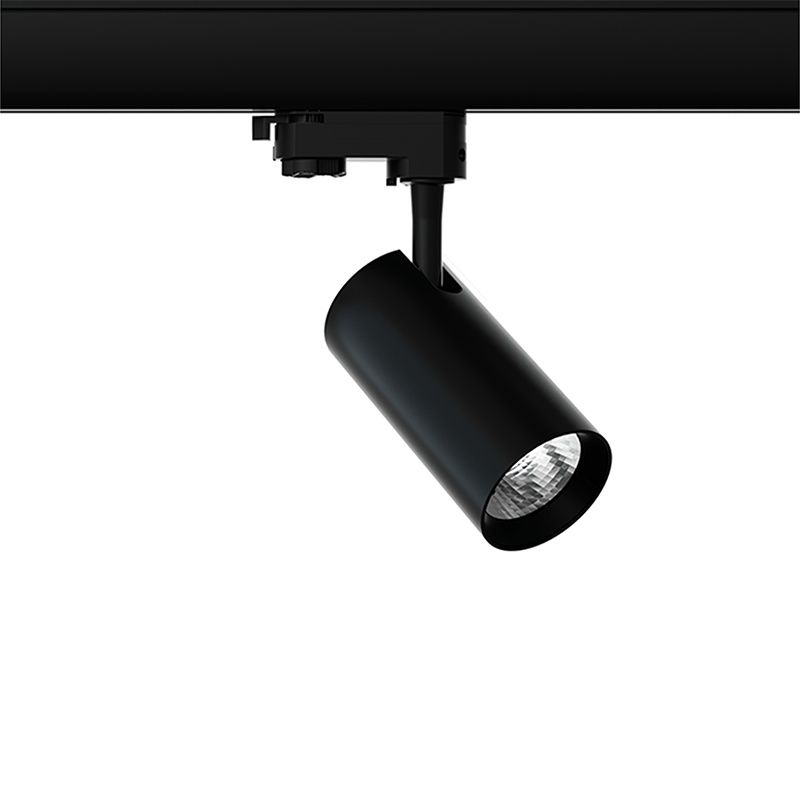 Spot de șină trifazat negru Esmiralda, 10W, 4000K, Pro
