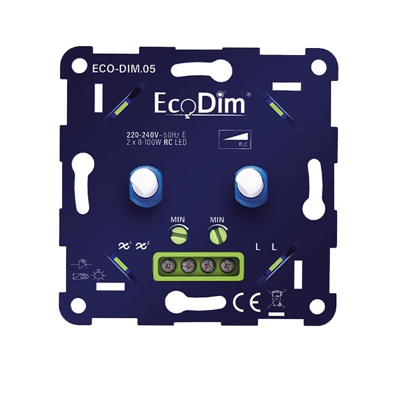 Variator de intensitate LED dublu WiFi 0-100W