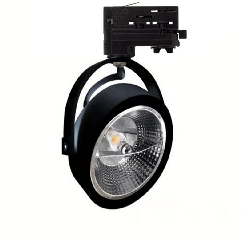Spot trifazat pe șină Tirsa, negru, 15W, 2700K, Pro