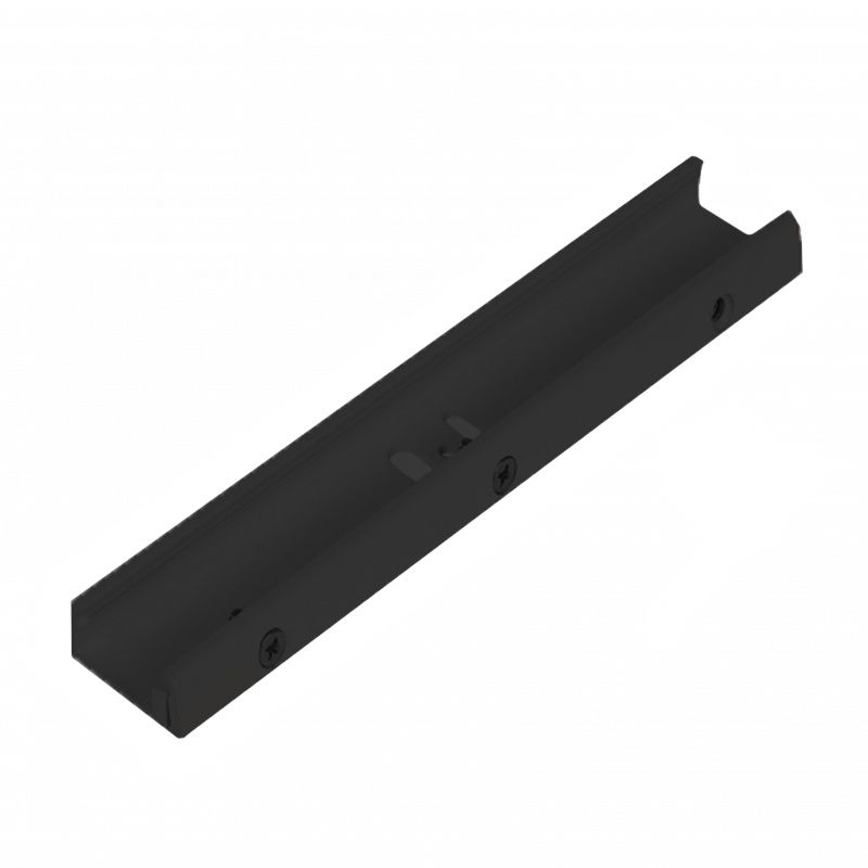 Sistem de suspensie pentru iluminat pe șină trifazat, 18 cm, negru, Pro