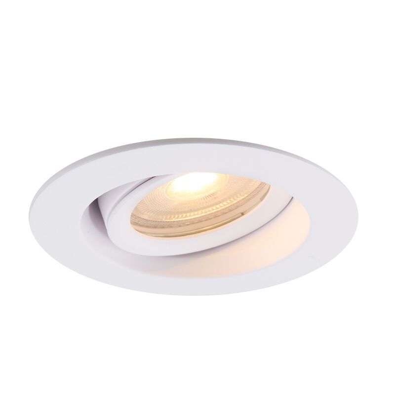 Spot încastrat baie alb din aluminiu, Jorin, IP65