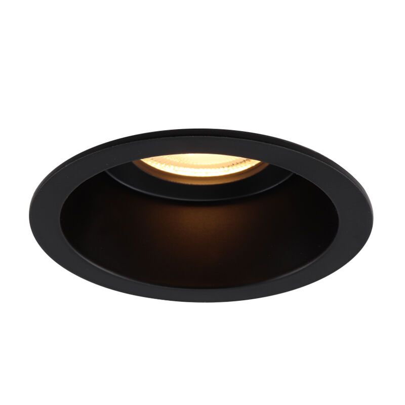 Spot încastrat negru din aluminiu, Tyron