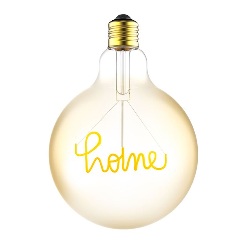 Lampă LED E27 cu filament reglabil, G125, 4.5W, 1800K (lumină lumânare)