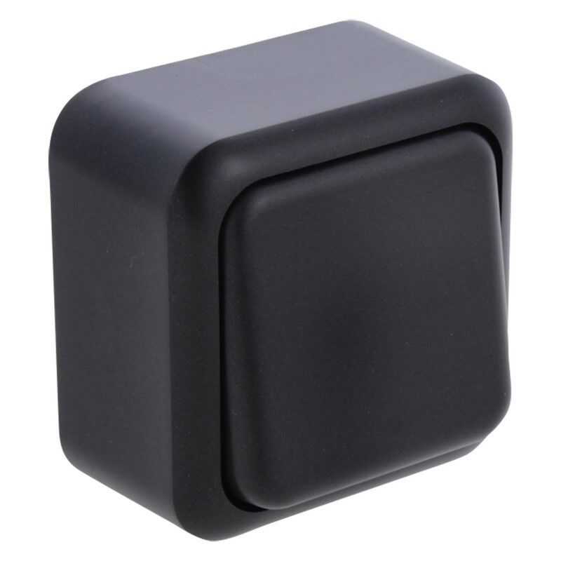 Întrerupător Q-Link cu montare aparentă, negru