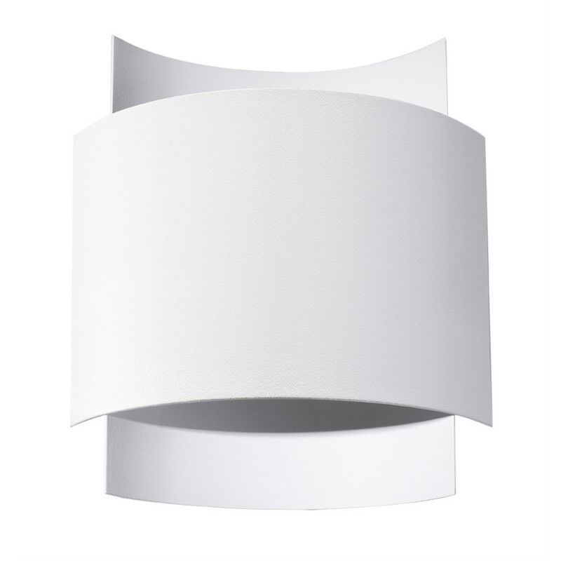 Aplică de perete up down din aluminiu albă, Julissa